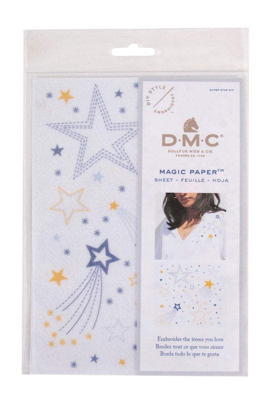 DMC Magic Paper Be Happy Embroidery Sheet